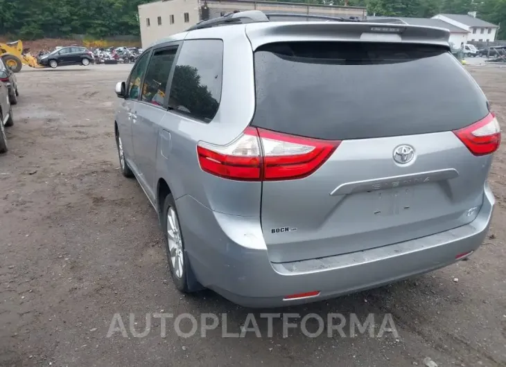 TOYOTA SIENNA 2016 vin 5TDJK3DCXGS132209 from auto auction Iaai