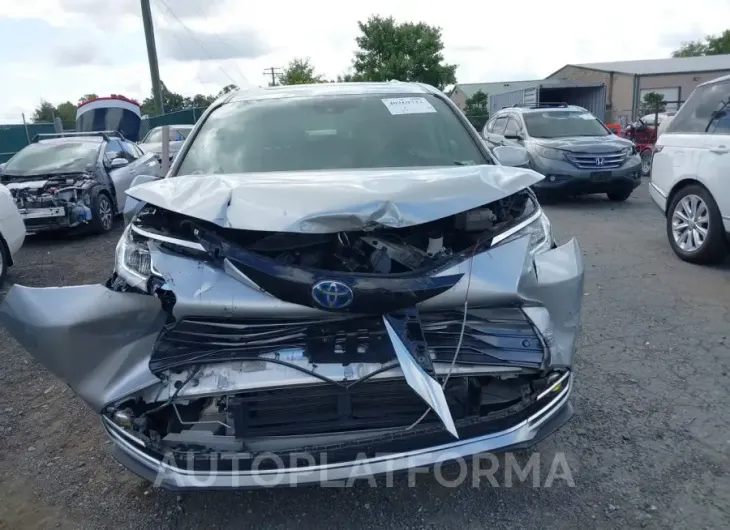 TOYOTA SIENNA 2021 vin 5TDZRKEC5MS020081 from auto auction Iaai