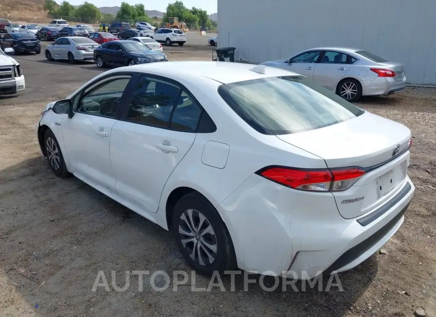 TOYOTA COROLLA 2021 vin JTDEAMDE9MJ032400 from auto auction Iaai