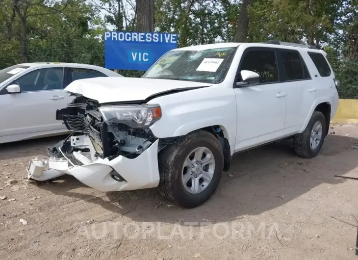 TOYOTA 4RUNNER 2023 vin JTEEU5JR6P5278608 from auto auction Iaai