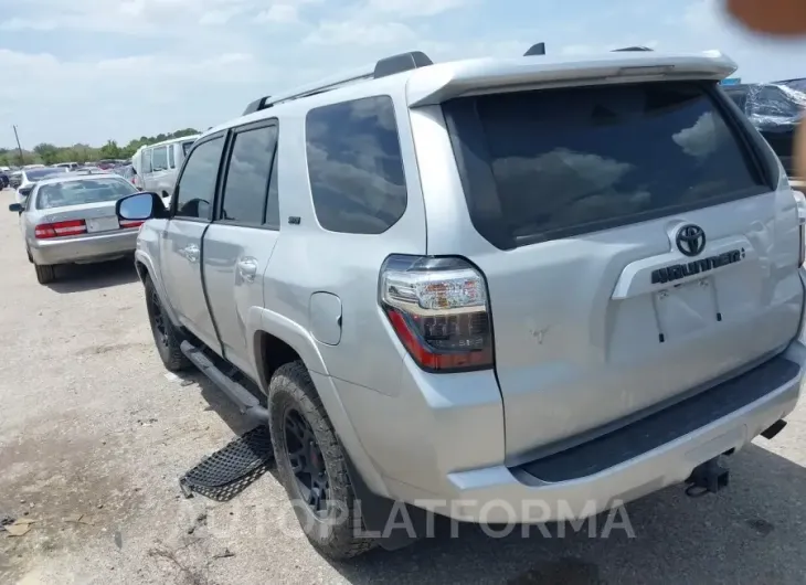 TOYOTA 4RUNNER 2021 vin JTEFU5JR6M5242496 from auto auction Iaai