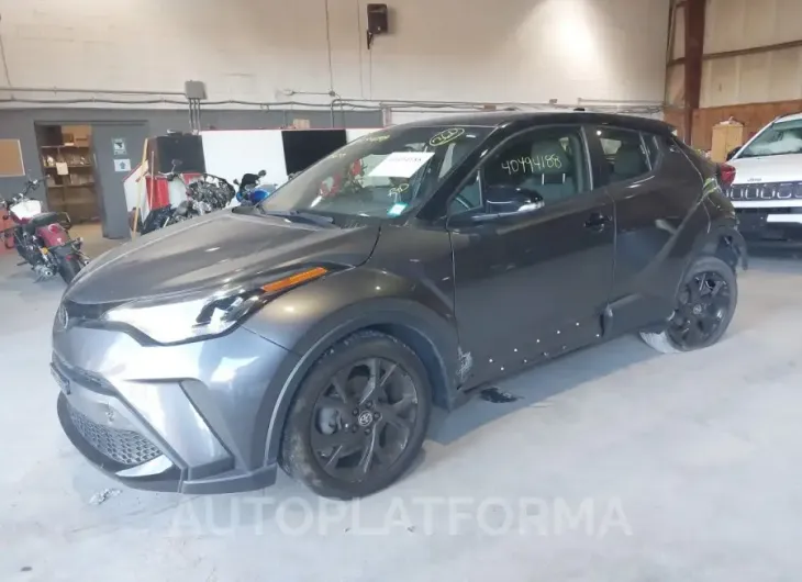 TOYOTA C-HR 2021 vin JTNKHMBX4M1122746 from auto auction Iaai