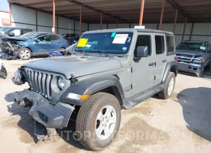 JEEP WRANGLER UNLIMITED 2021 vin 1C4HJXDNXMW521258 from auto auction Iaai