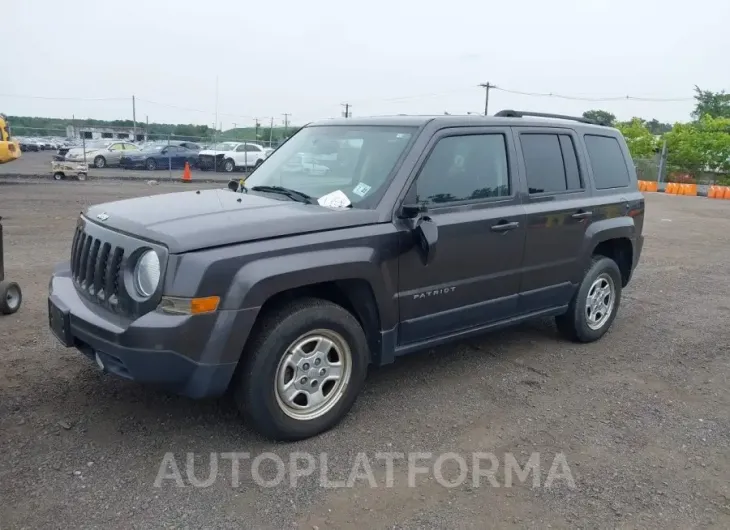 JEEP PATRIOT 2016 vin 1C4NJPBA0GD811950 from auto auction Iaai