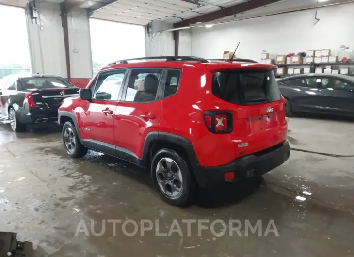 JEEP RENEGADE 2017 vin ZACCJAAB0HPF69470 from auto auction Iaai