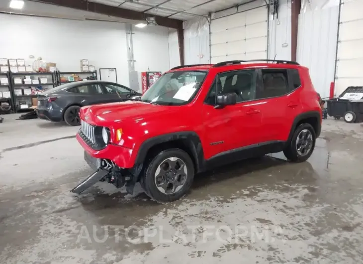 JEEP RENEGADE 2017 vin ZACCJAAB0HPF69470 from auto auction Iaai