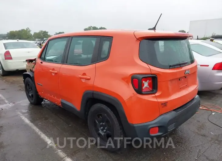 JEEP RENEGADE 2016 vin ZACCJAAT4GPC76274 from auto auction Iaai