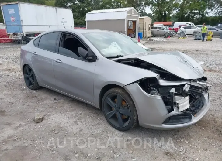 DODGE DART 2015 vin 1C3CDFBB6FD421584 from auto auction Iaai