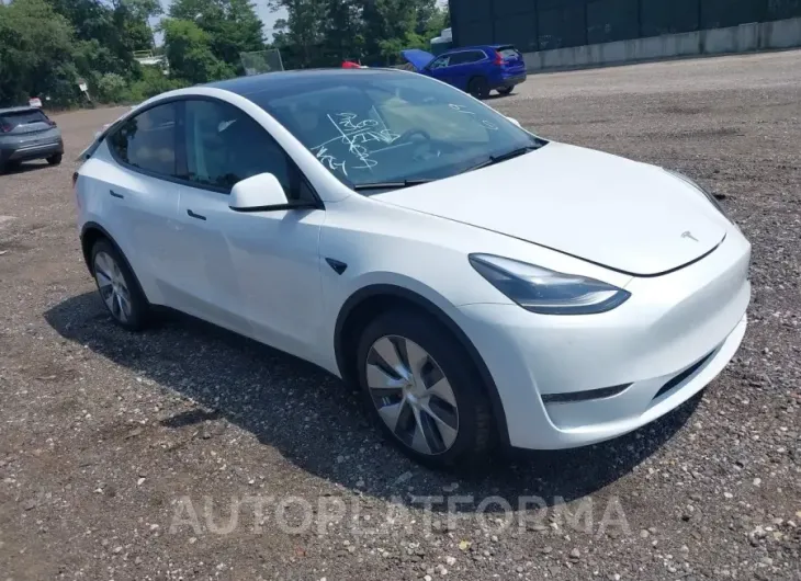 TESLA MODEL Y 2024 vin 7SAYGDEE3RA290985 from auto auction Iaai