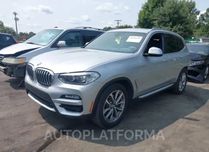 BMW X3 2019 vin 5UXTR7C53KLR49898 from auto auction Iaai