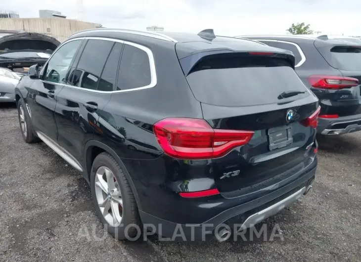 BMW X3 2020 vin 5UXTY5C03L9C17168 from auto auction Iaai