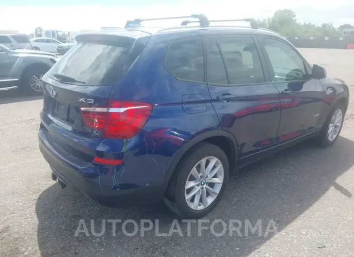 BMW X3 2017 vin 5UXWX9C39H0W76201 from auto auction Iaai