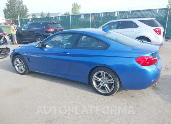 BMW 428I 2016 vin WBA3N9C54GK249827 from auto auction Iaai