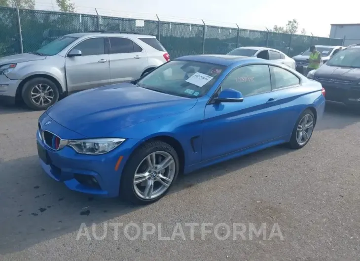 BMW 428I 2016 vin WBA3N9C54GK249827 from auto auction Iaai