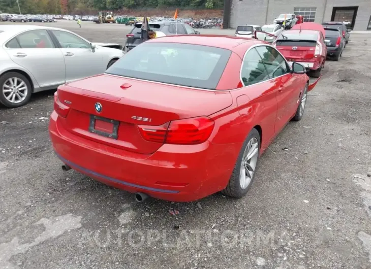 BMW 435I 2015 vin WBA3T7C53F5A36961 from auto auction Iaai