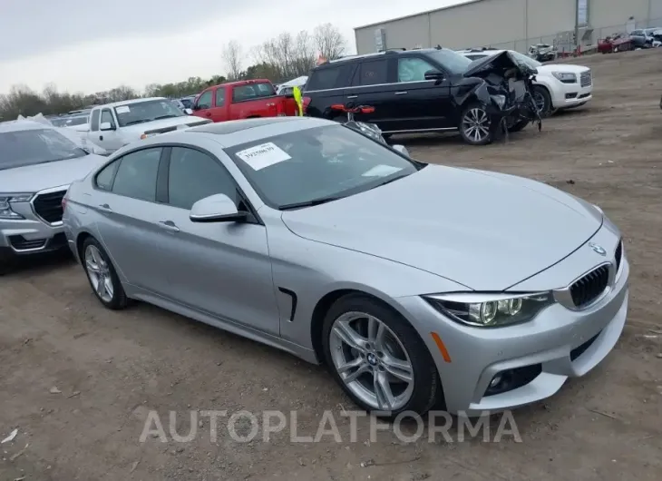 BMW 430I GRAN COUPE 2019 vin WBA4J1C58KBM17530 from auto auction Iaai