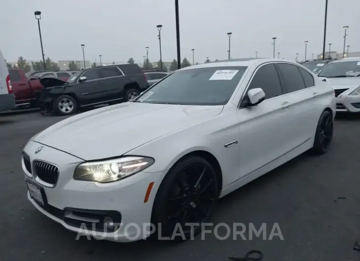 BMW 528I 2016 vin WBA5A5C52GG353653 from auto auction Iaai