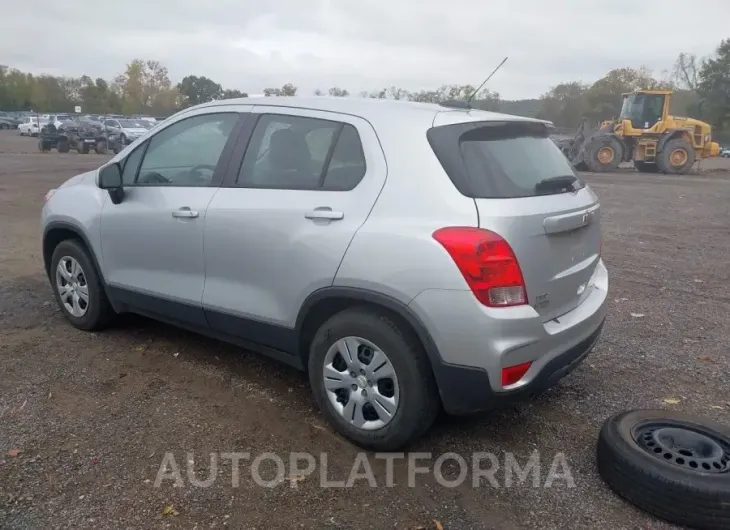 CHEVROLET TRAX 2017 vin 3GNCJKSB6HL268979 from auto auction Iaai