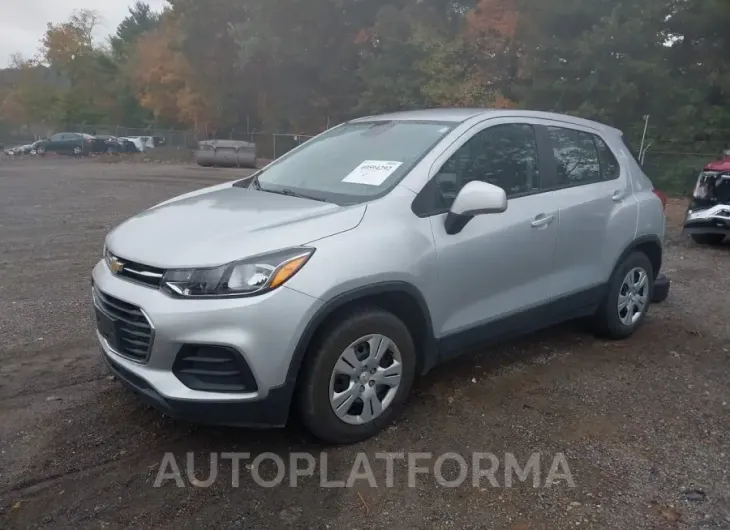 CHEVROLET TRAX 2017 vin 3GNCJKSB6HL268979 from auto auction Iaai