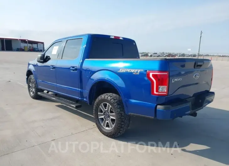 FORD F-150 2017 vin 1FTEW1EP8HFA65803 from auto auction Iaai