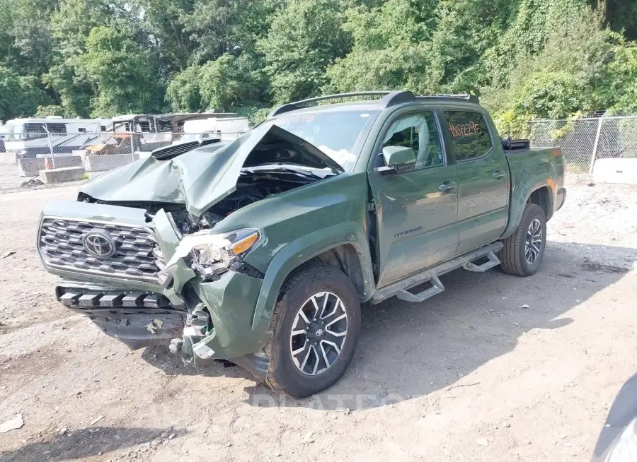 TOYOTA TACOMA 2022 vin 3TMCZ5AN5NM506762 from auto auction Iaai