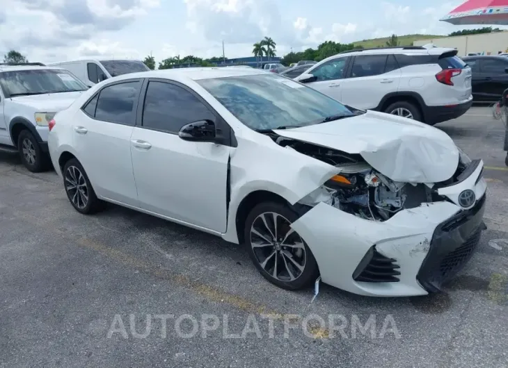 TOYOTA COROLLA 2019 vin 5YFBURHEXKP880506 from auto auction Iaai