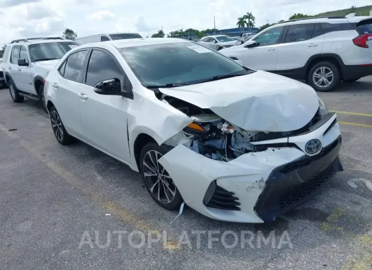 TOYOTA COROLLA 2019 vin 5YFBURHEXKP880506 from auto auction Iaai