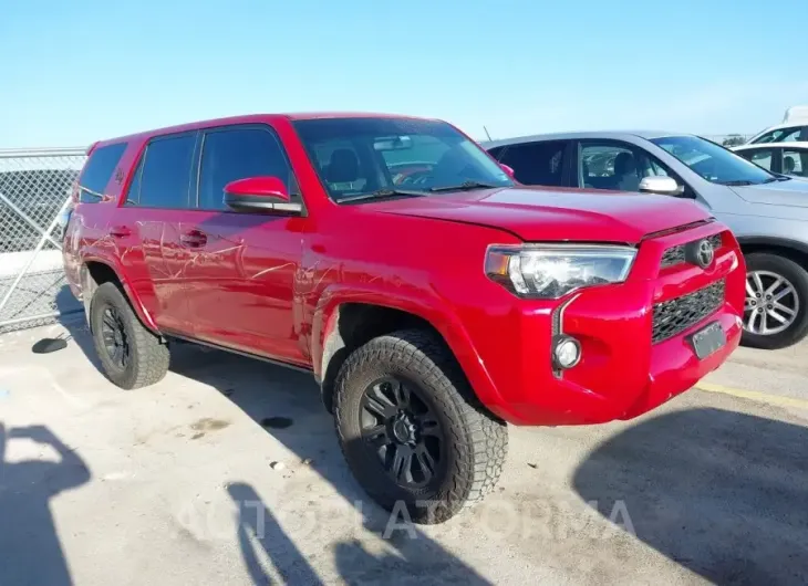 TOYOTA 4RUNNER 2016 vin JTEBU5JR5G5334489 from auto auction Iaai