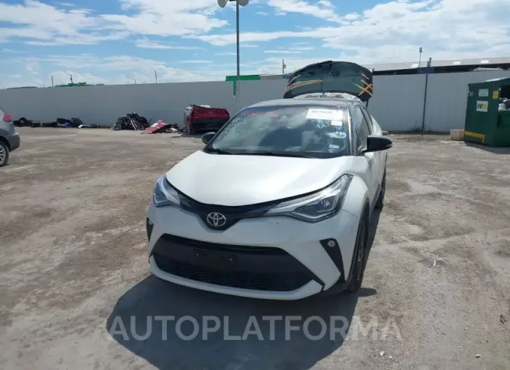 TOYOTA C-HR 2021 vin JTNKHMBX6M1101431 from auto auction Iaai