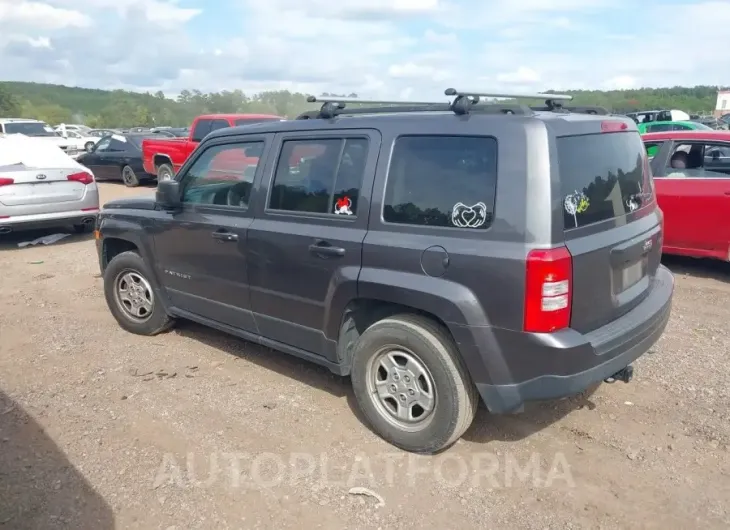 JEEP PATRIOT 2016 vin 1C4NJPBB8GD732048 from auto auction Iaai