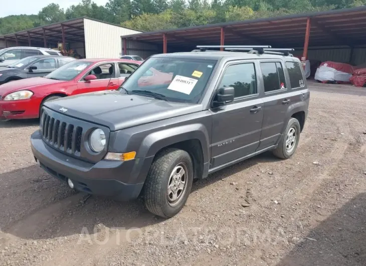 JEEP PATRIOT 2016 vin 1C4NJPBB8GD732048 from auto auction Iaai