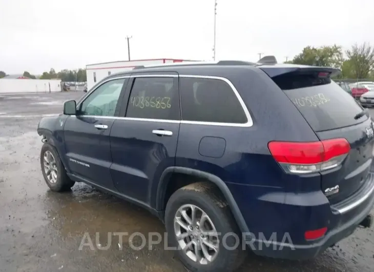 JEEP GRAND CHEROKEE 2016 vin 1C4RJFBT7GC385502 from auto auction Iaai