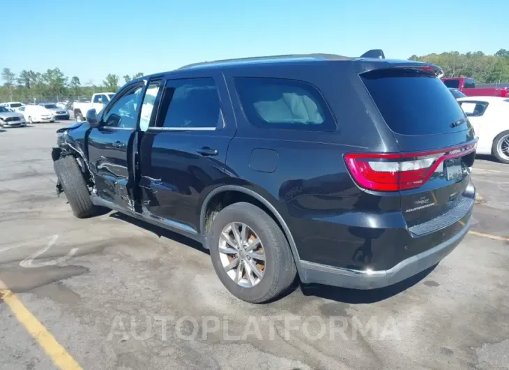 DODGE DURANGO 2016 vin 1C4RDHAG5GC374599 from auto auction Iaai