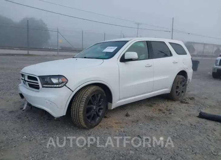 DODGE DURANGO 2017 vin 1C4SDJCT3HC891047 from auto auction Iaai