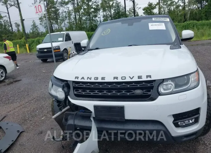 LAND ROVER RANGE ROVER SPORT 2016 vin SALWR2KF3GA105643 from auto auction Iaai