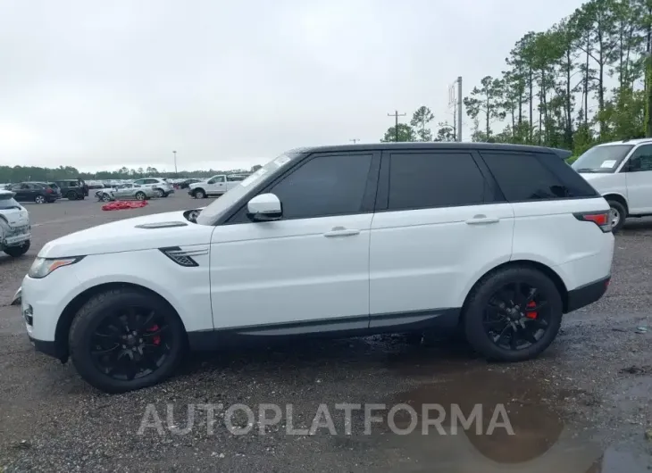 LAND ROVER RANGE ROVER SPORT 2016 vin SALWR2KF3GA105643 from auto auction Iaai