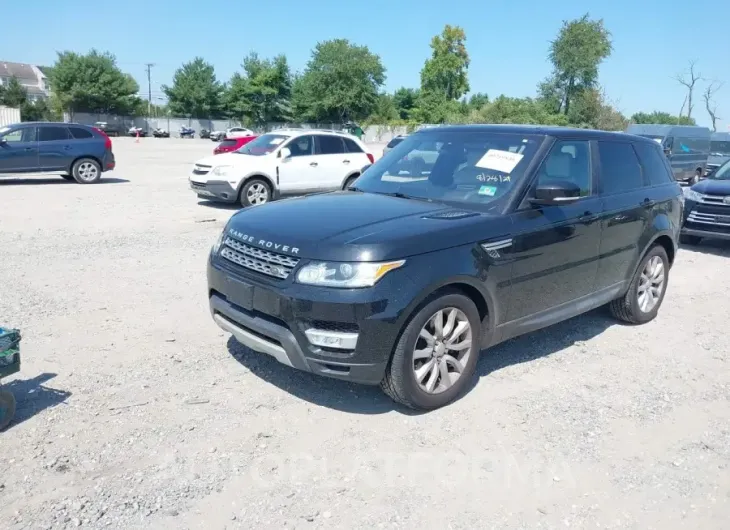 LAND ROVER RANGE ROVER SPORT 2016 vin SALWR2VF3GA554641 from auto auction Iaai