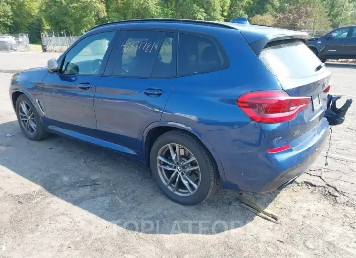 BMW X3 2020 vin 5UXTY9C04L9B01467 from auto auction Iaai