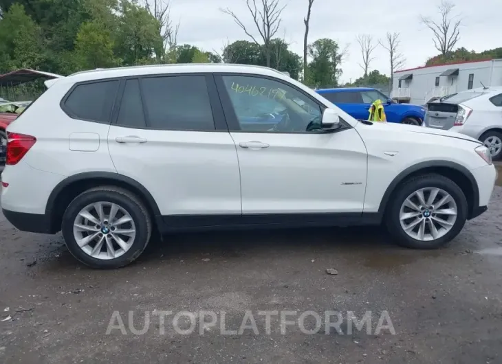 BMW X3 2016 vin 5UXWX9C56G0D71399 from auto auction Iaai