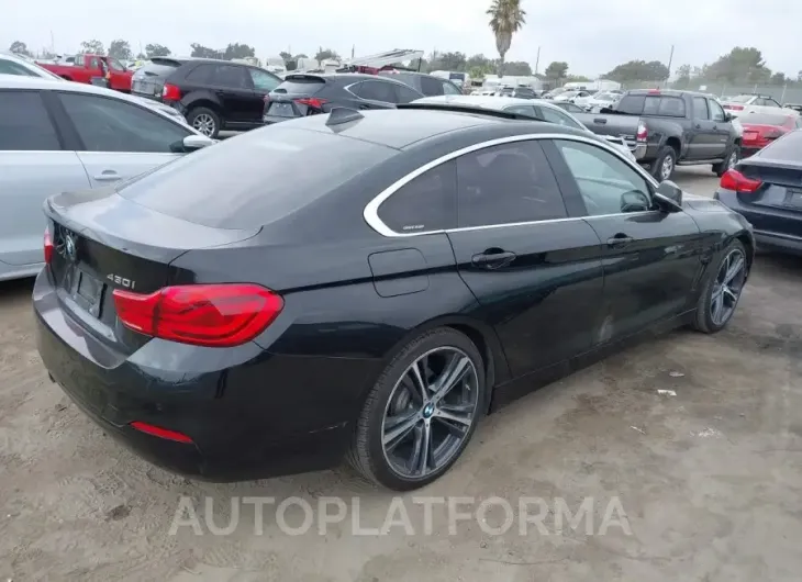 BMW 430I GRAN COUPE 2018 vin WBA4J1C59JBG76447 from auto auction Iaai