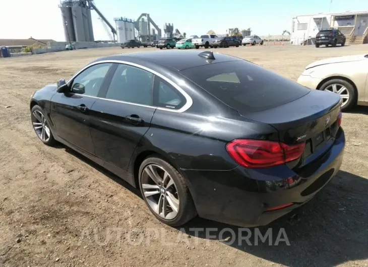 BMW 4 SERIES 2019 vin WBA4J3C56KBL08687 from auto auction Iaai