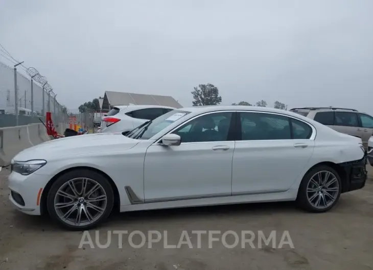 BMW 740I 2019 vin WBA7E2C51KB218049 from auto auction Iaai