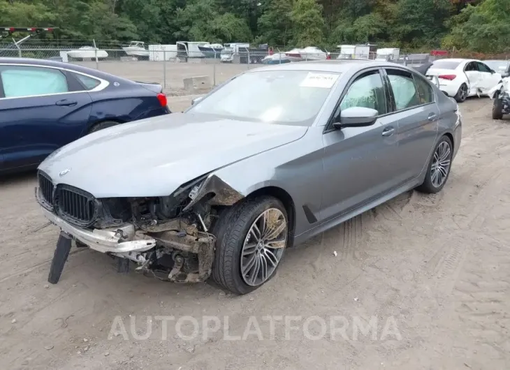 BMW 540I 2019 vin WBAJE7C54KWW21258 from auto auction Iaai