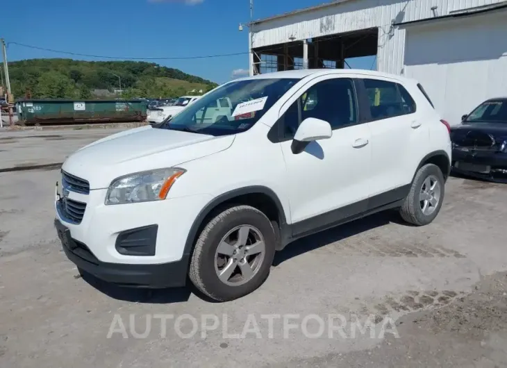 CHEVROLET TRAX 2015 vin KL7CJPSB9FB073458 from auto auction Iaai