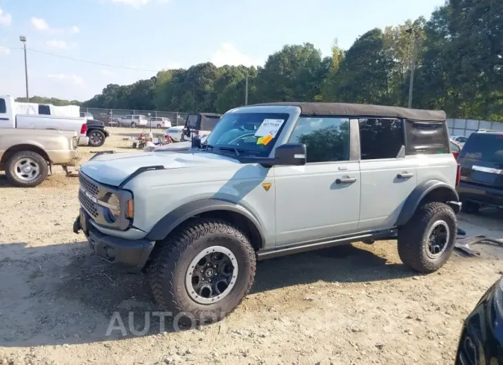 FORD BRONCO 2023 vin 1FMEE5DP7PLB47383 from auto auction Iaai