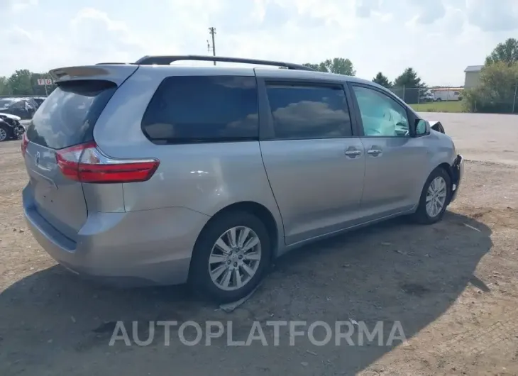 TOYOTA SIENNA 2017 vin 5TDDZ3DC7HS170300 from auto auction Iaai