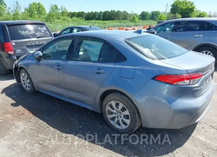 TOYOTA COROLLA 2022 vin JTDEPMAE5NJ196957 from auto auction Iaai