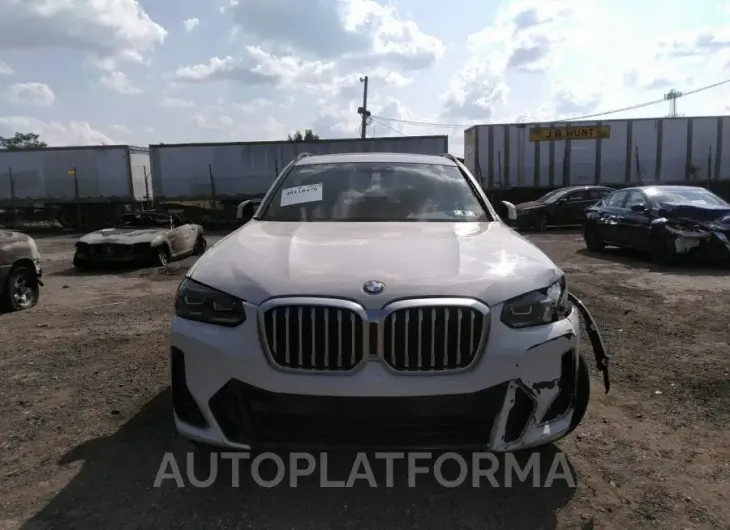 BMW X3 2022 vin 5UX53DP03N9M13915 from auto auction Iaai