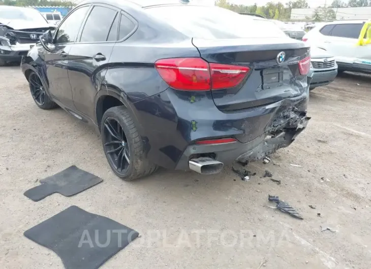 BMW X6 2015 vin 5UXKU2C5XF0N76315 from auto auction Iaai