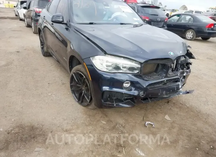 BMW X6 2015 vin 5UXKU2C5XF0N76315 from auto auction Iaai